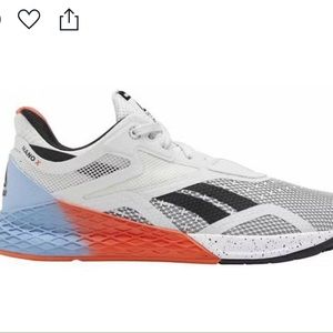 Used Reebok Nano X. Used a few times only and is in a pretty good shape. Size 6.